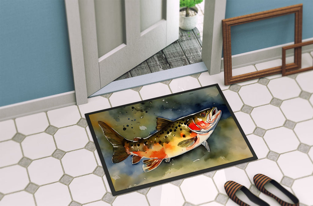 Brook Trout Indoor-Outdoor Entryway Doormat