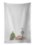 Bull Terrier Christmas Wonderland Kitchen Towels