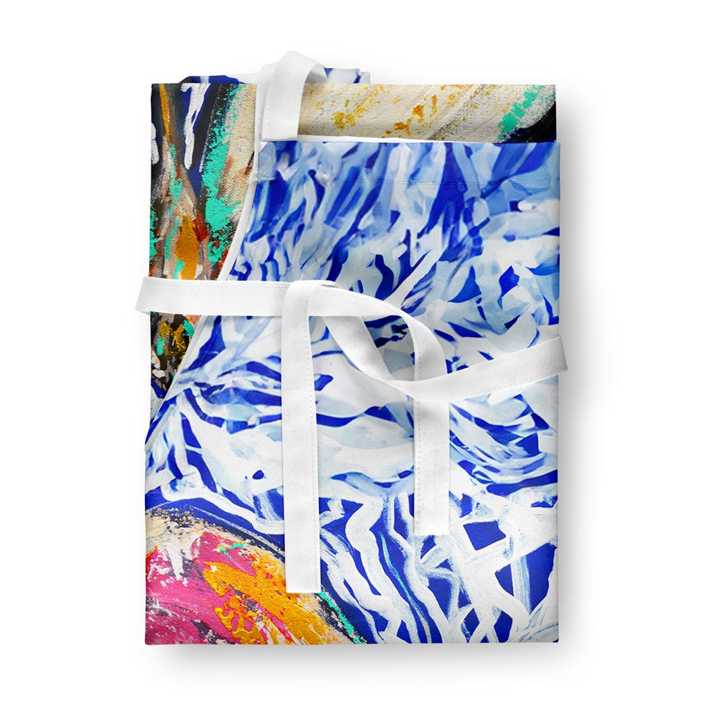 Butterfly Violet Tip Artwork Bib Apron