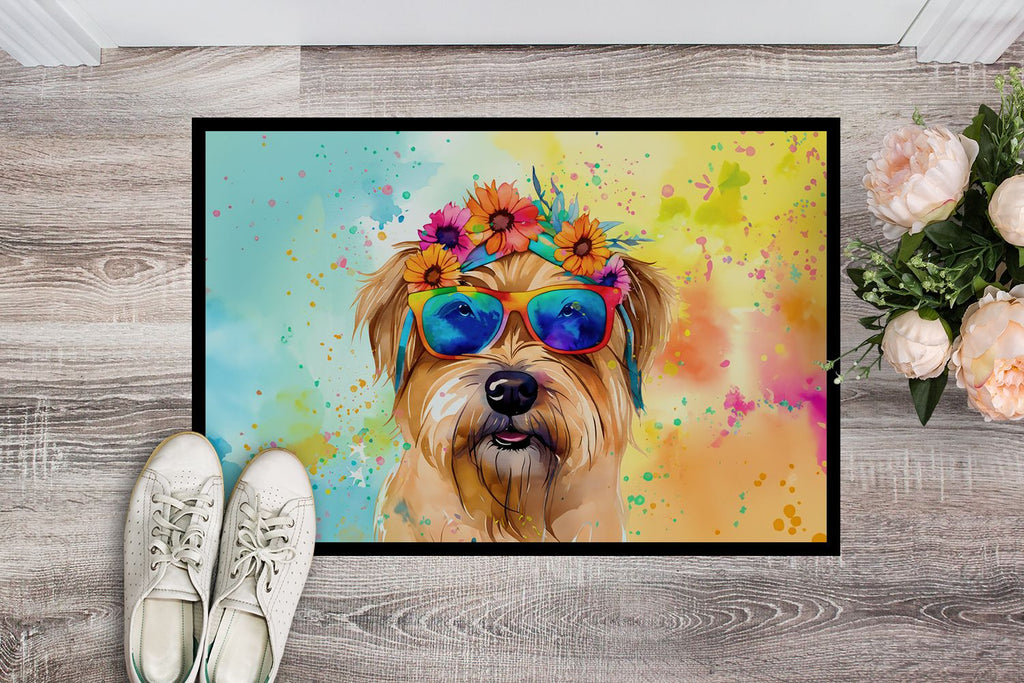 Cairn Terrier Hippie Dawg Indoor-Outdoor Doormat