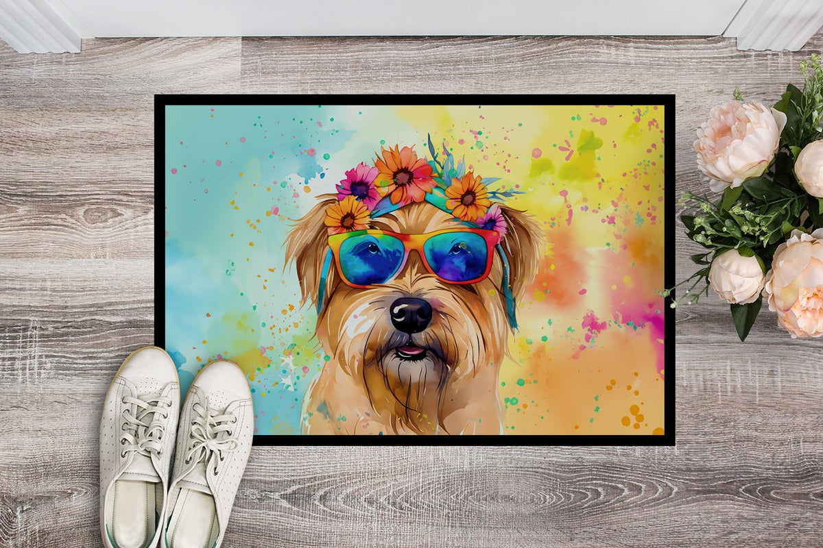 Cairn Terrier Hippie Dawg Indoor-Outdoor Doormat