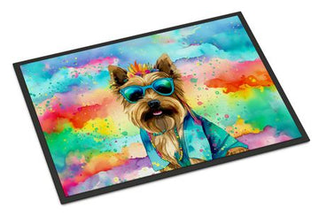 Cairn Terrier Hippie Dawg Decorative Doormat