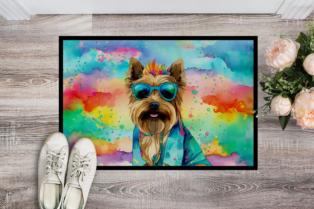 Cairn Terrier Hippie Dawg Decorative Doormat