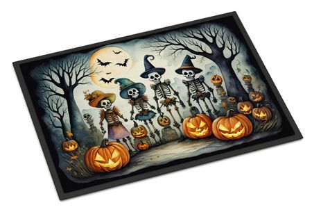 Calacas Skeletons Halloween Artwork Doormat