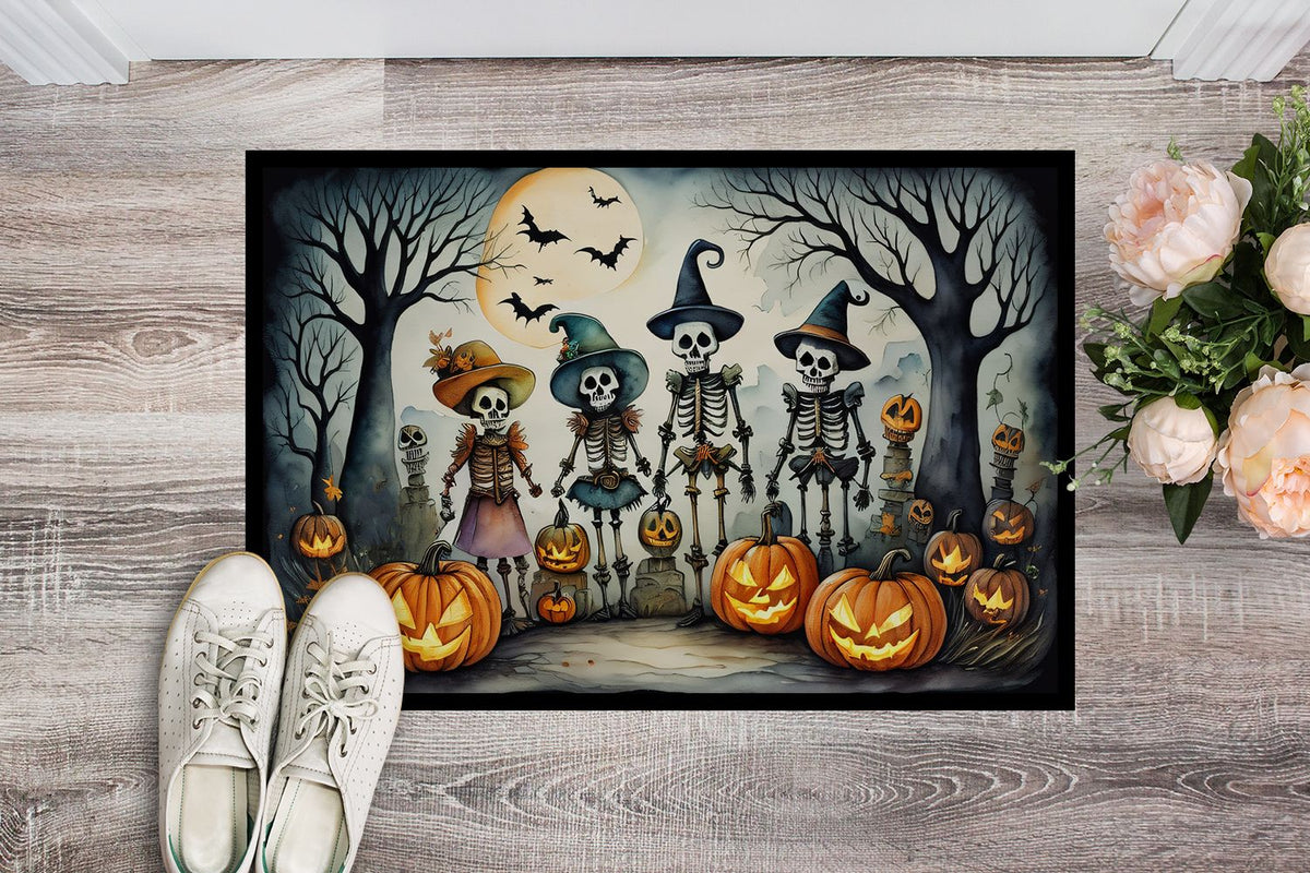 Calacas Skeletons Halloween Artwork Doormat