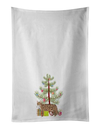 California Spangled Cat Christmas Kitchen Towel Set