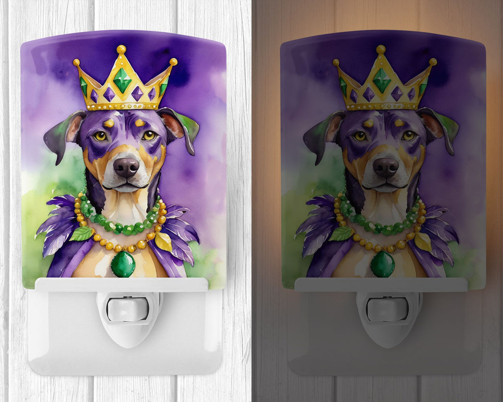 Catahoula King of Mardi Gras Decorative Night Light