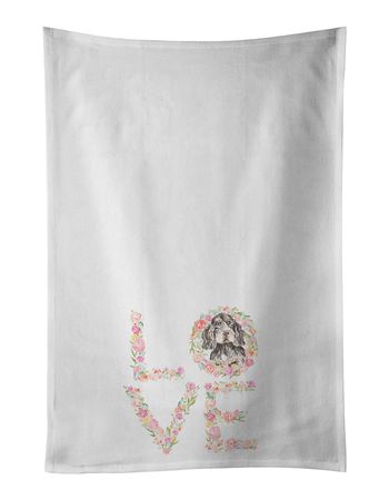 Cocker Spaniel LOVE Valentine's Kitchen Towel Set
