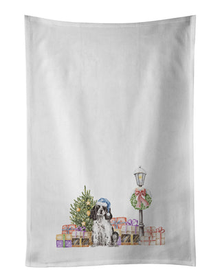 Cocker Spaniel Christmas Wonderland Kitchen Towels
