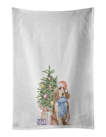 English Cocker Spaniel Christmas Kitchen Towels