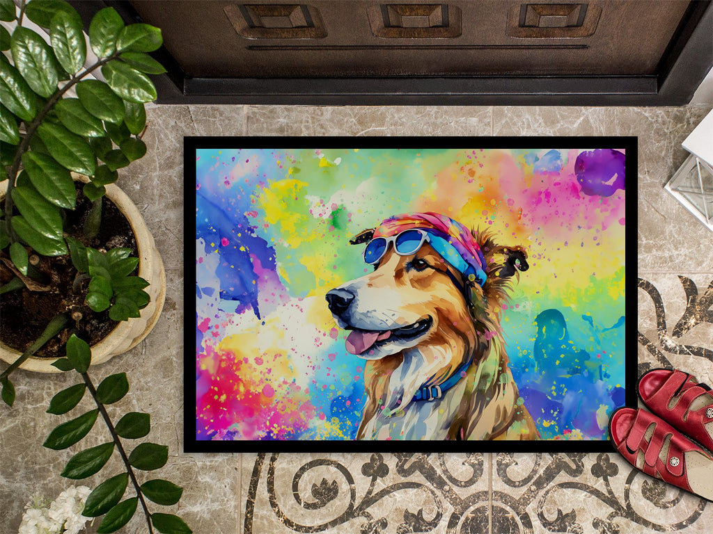 Collie Hippie Dawg Indoor-Outdoor Doormat