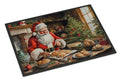 Cookies with Santa Claus Christmas Doormat