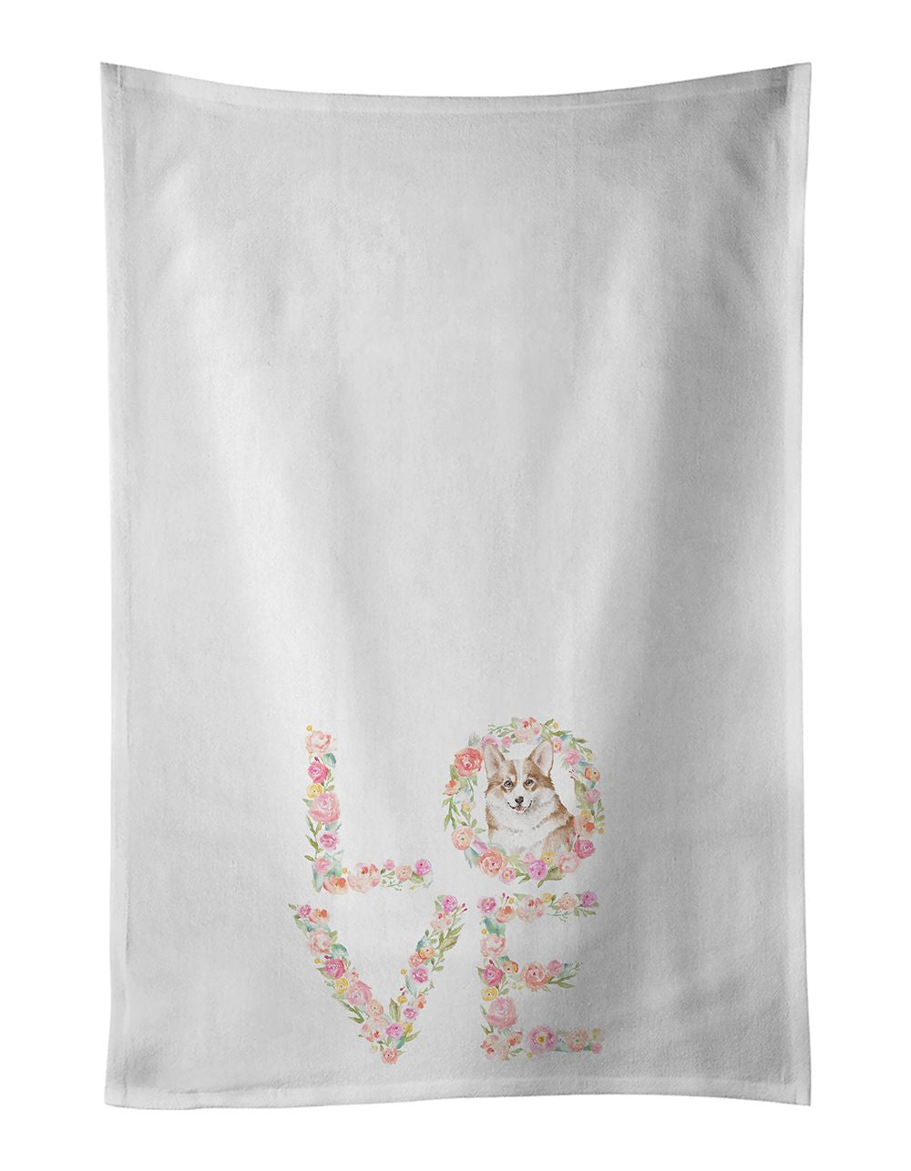 Corgi LOVE Valentine's Day Kitchen Towel Set