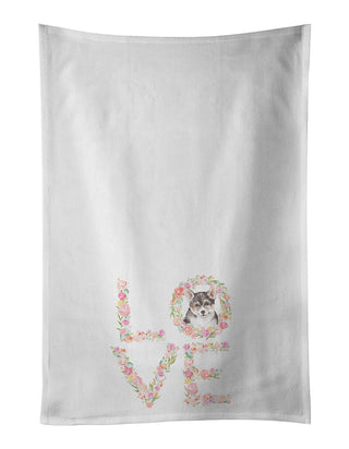 White Kitchen Towel Set of 2 – Decorative Dish Towels