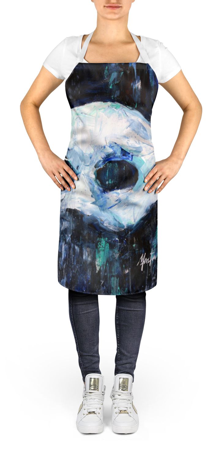 Cryptic Mask Art Bib Apron for Kitchen and Creative Tasks