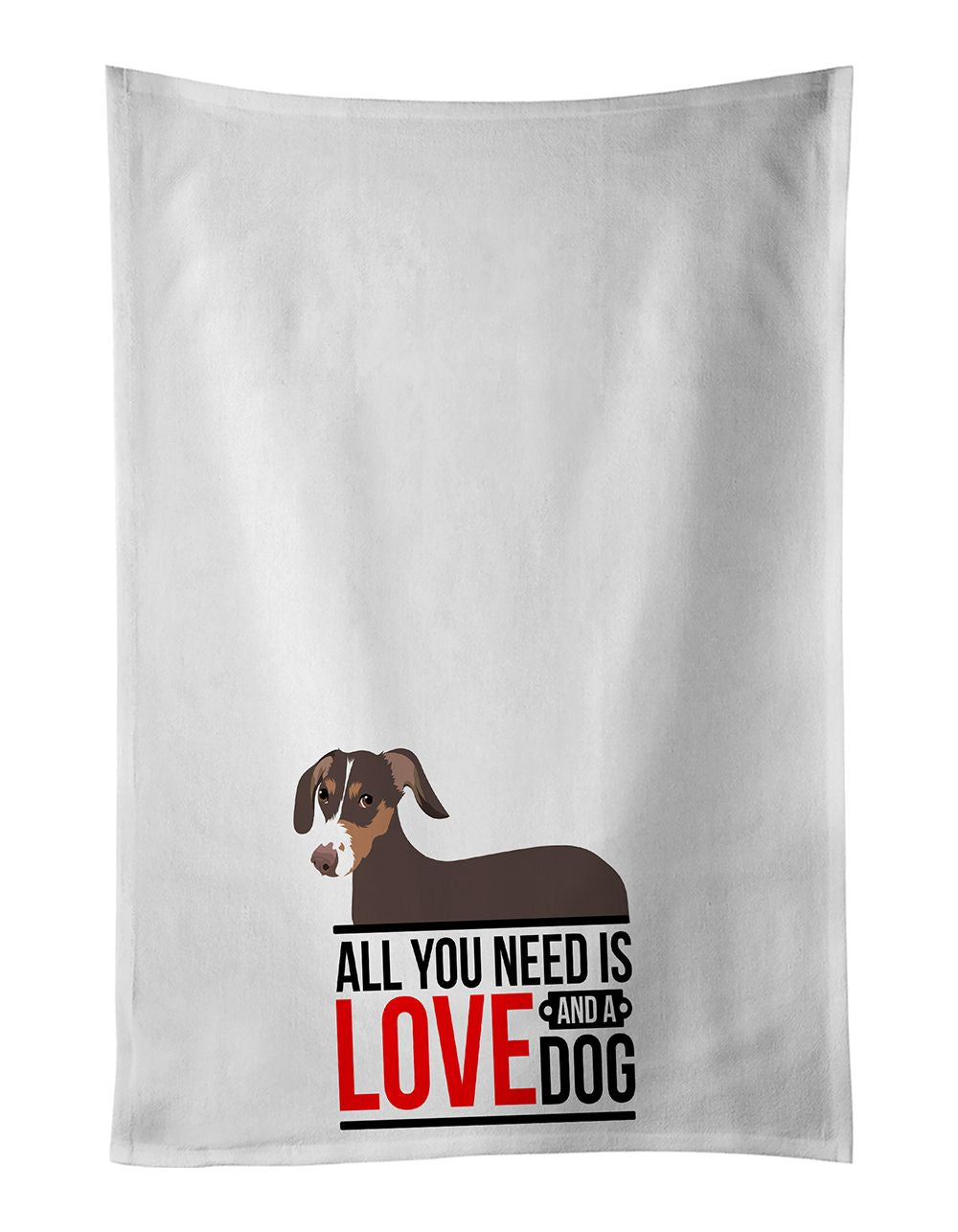 Chocolate and Tan Dachshund Kitchen Towels