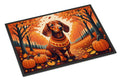 Dachshund Fall Artwork Entryway Doormat