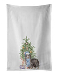 Dachshund Christmas Presents and Tree Kitchen Towels