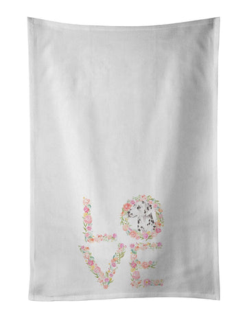 Dalmatian LOVE Valentine's Kitchen Towel Set