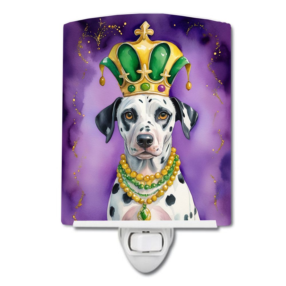 Dalmatian King of Mardi Gras Decorative Night Light