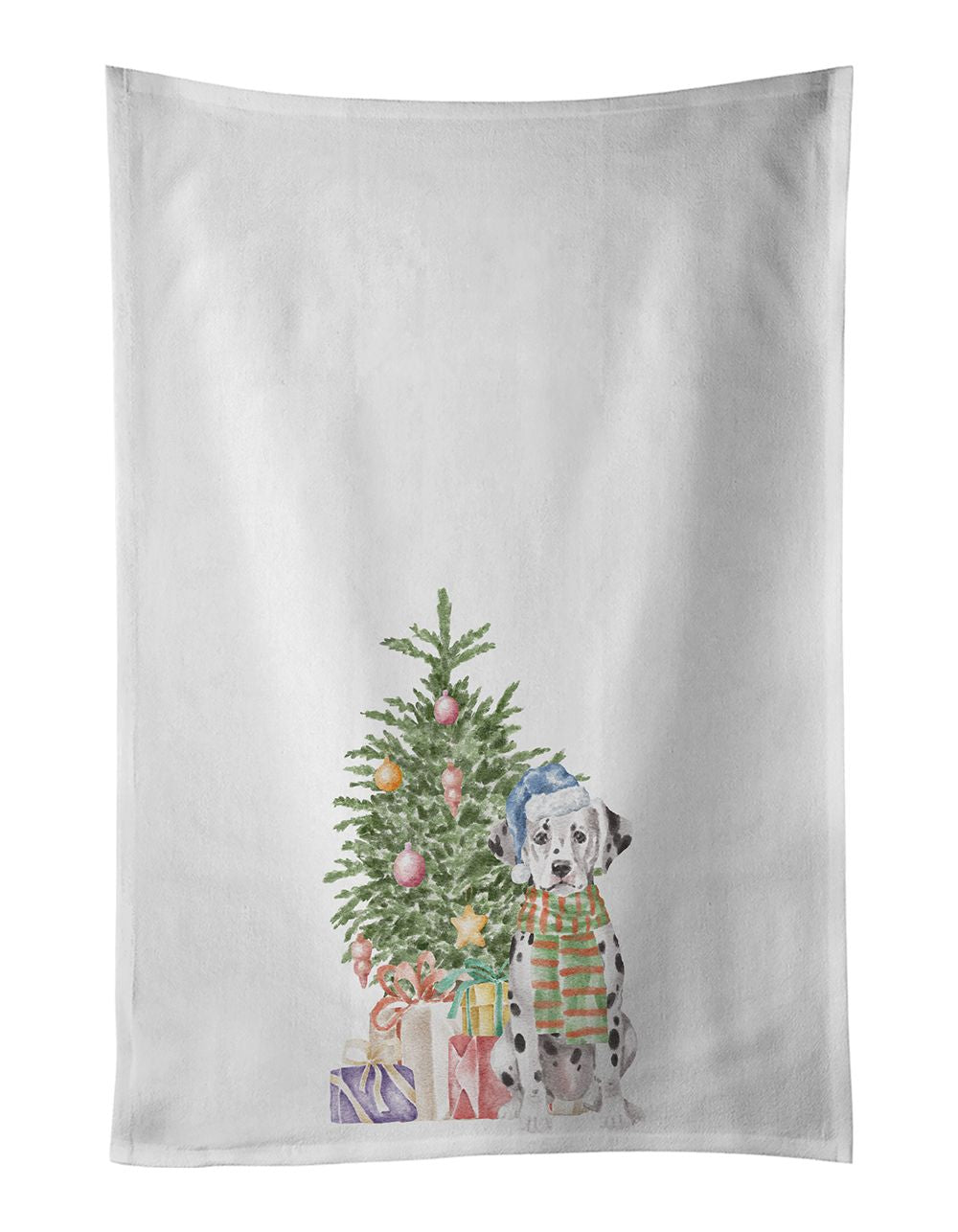 Dalmatian Puppy Christmas Kitchen Towel Set