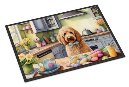 Goldendoodle Easter Entryway Doormat