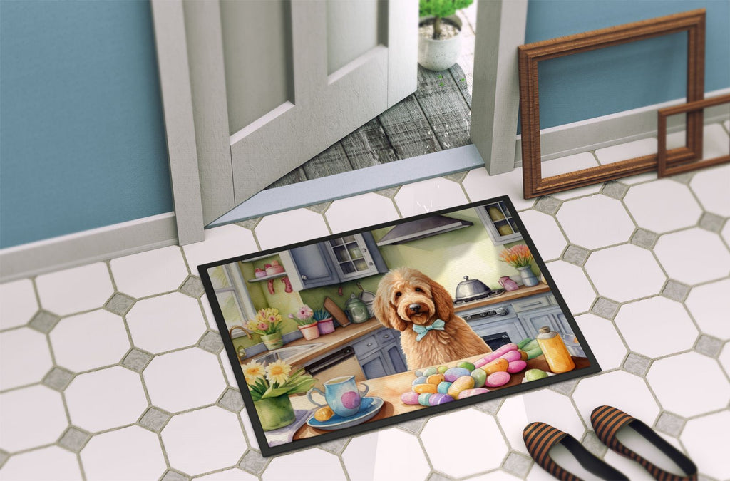 Goldendoodle Easter Entryway Doormat