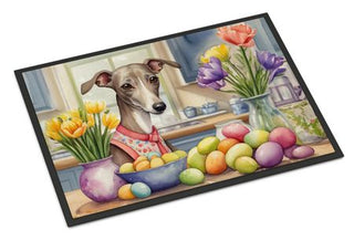 Italian Greyhound Easter Artwork Doormat
