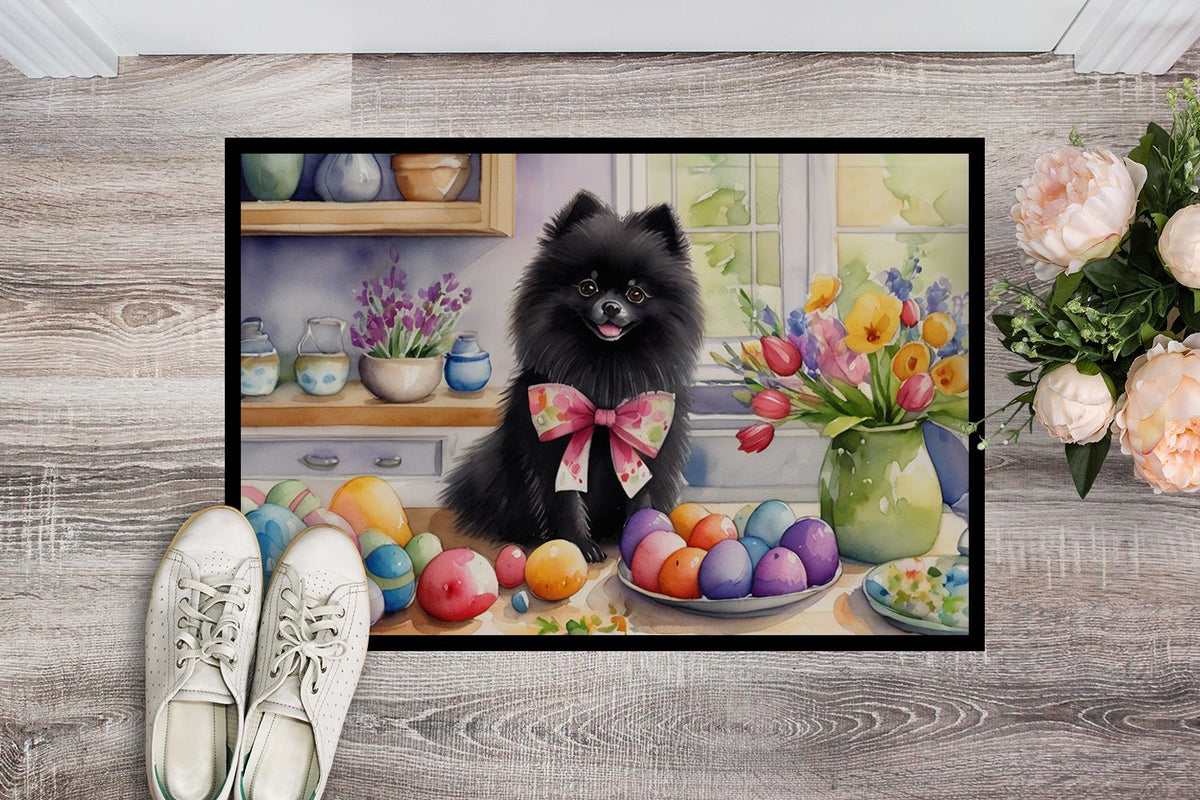 Easter Pomeranian Artwork Doormat