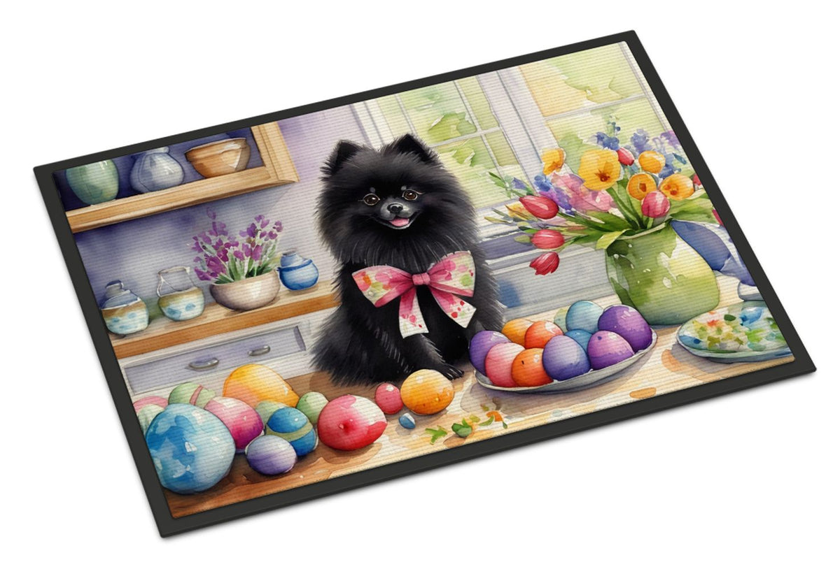 Easter Pomeranian Artwork Doormat