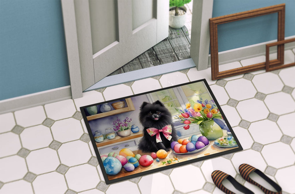 Easter Pomeranian Artwork Doormat
