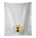 Red and Rust Doberman Pinscher Easter Kitchen Towels