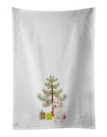 Cream Doodle Christmas Tree Kitchen Towel Set