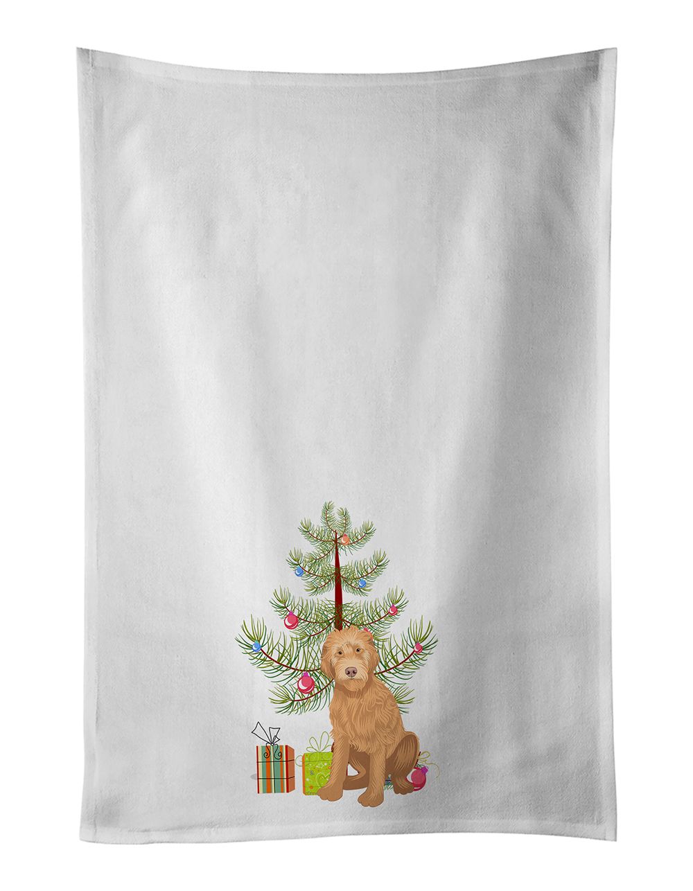 Liver Doodle Christmas Kitchen Towel Set