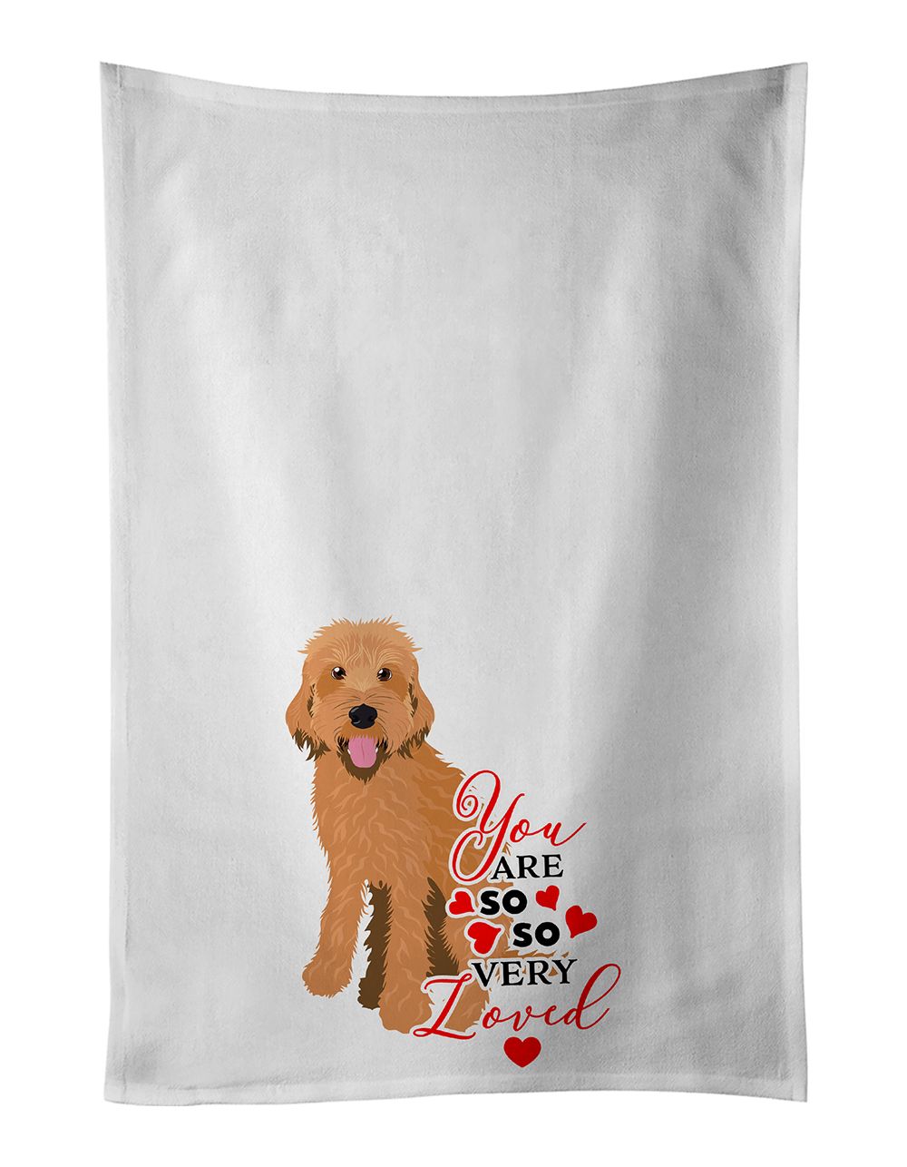 Doodle You Are So Loved Kitchen Towel Set
