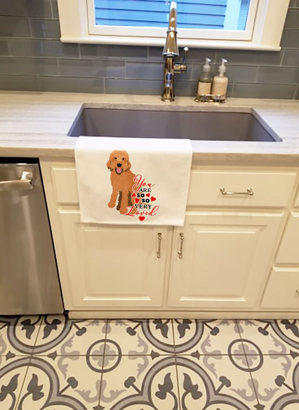 Doodle You Are So Loved Kitchen Towel Set