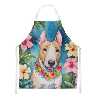 English Bull Terrier Luau Bib Apron