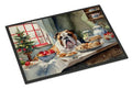 English Bulldog Christmas Cookies Doormat