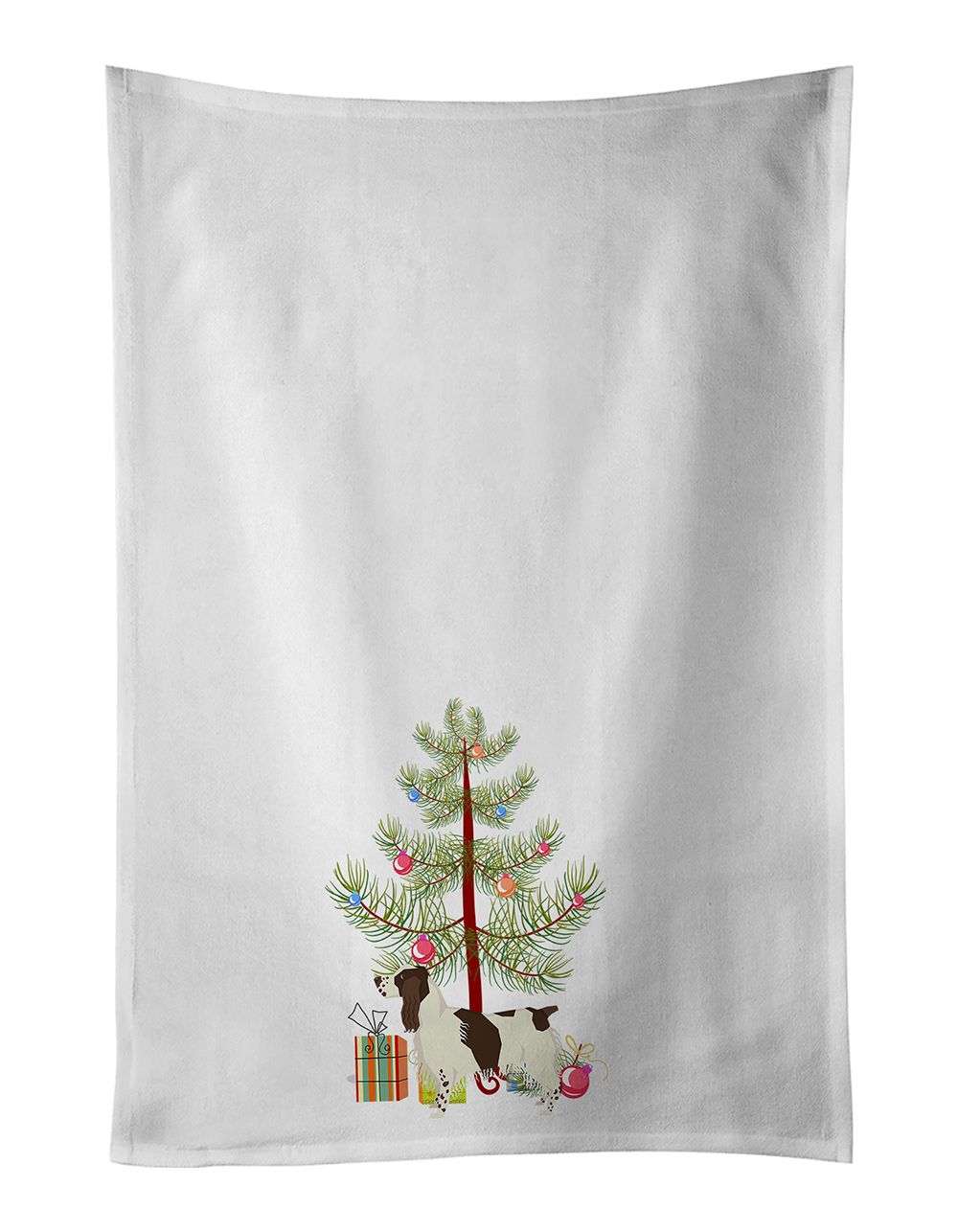 English Springer Spaniel Christmas Tree Towel Set