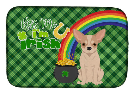 Kiss Me I'm Irish Chihuahua Dish Drying Mat