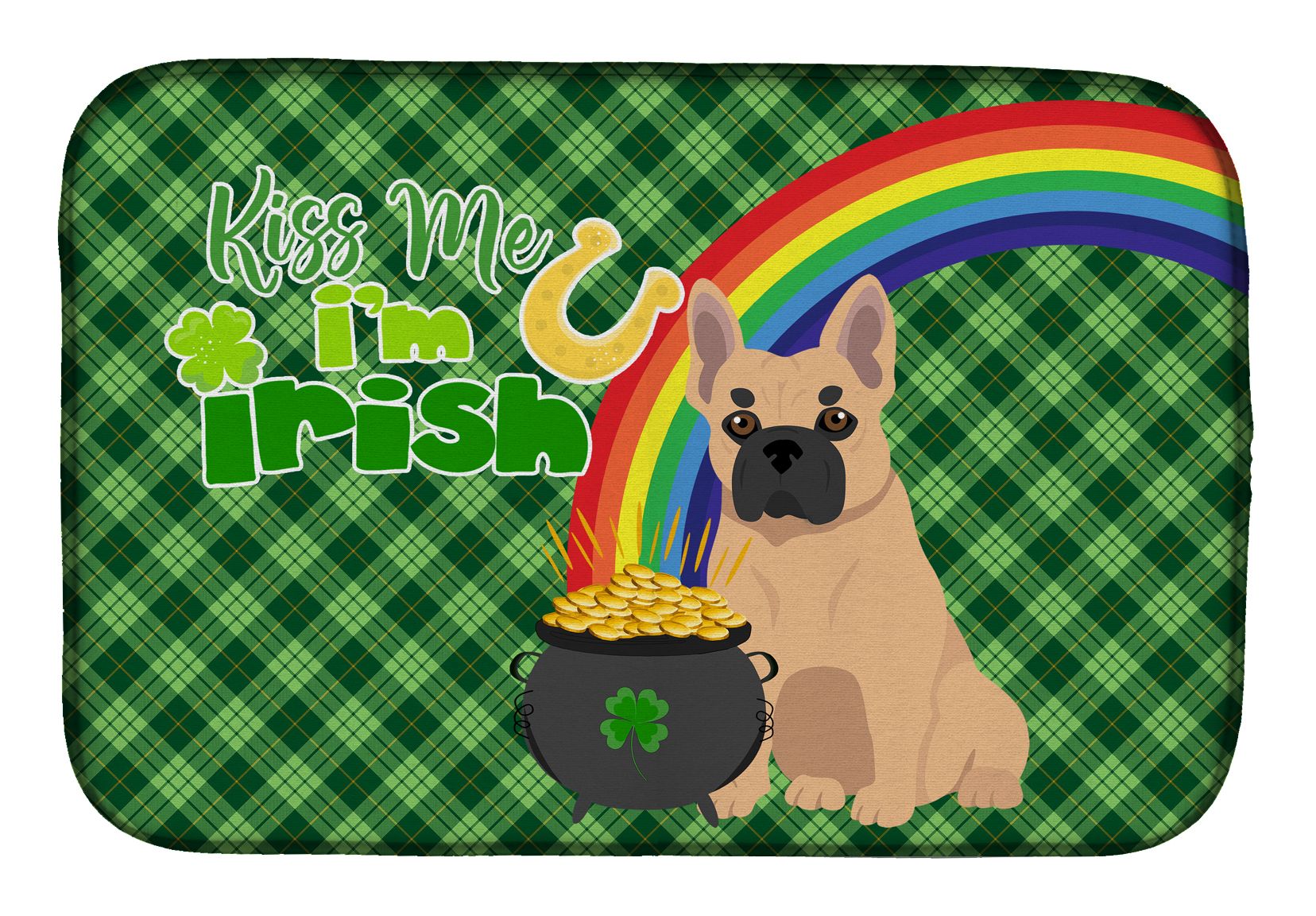 St. Patrick's Day Dish Drying Mat – Absorbent and Non-Slip Kitchen Counter Mat