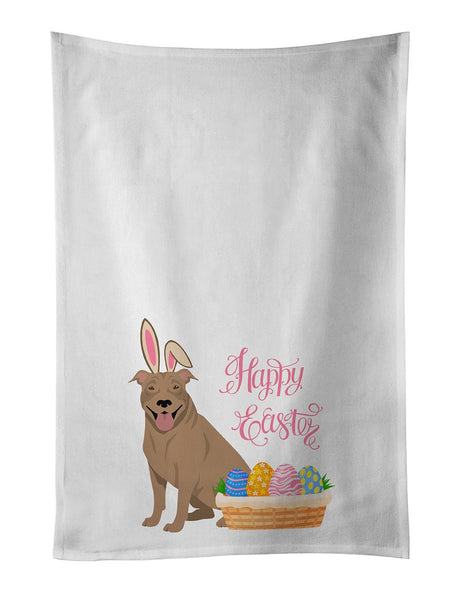 White Cotton Kitchen Towel Set of 2 – Artistic Design