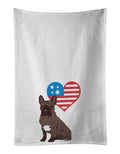 Decorative White Kitchen Towel Set of 2 - Absorbent Cotton