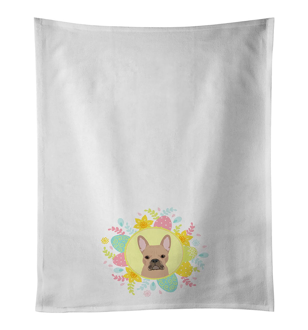 French Bulldog Cream Easter Kitchen Towel Set