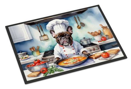 French Bulldog The Chef Indoor Outdoor Doormat