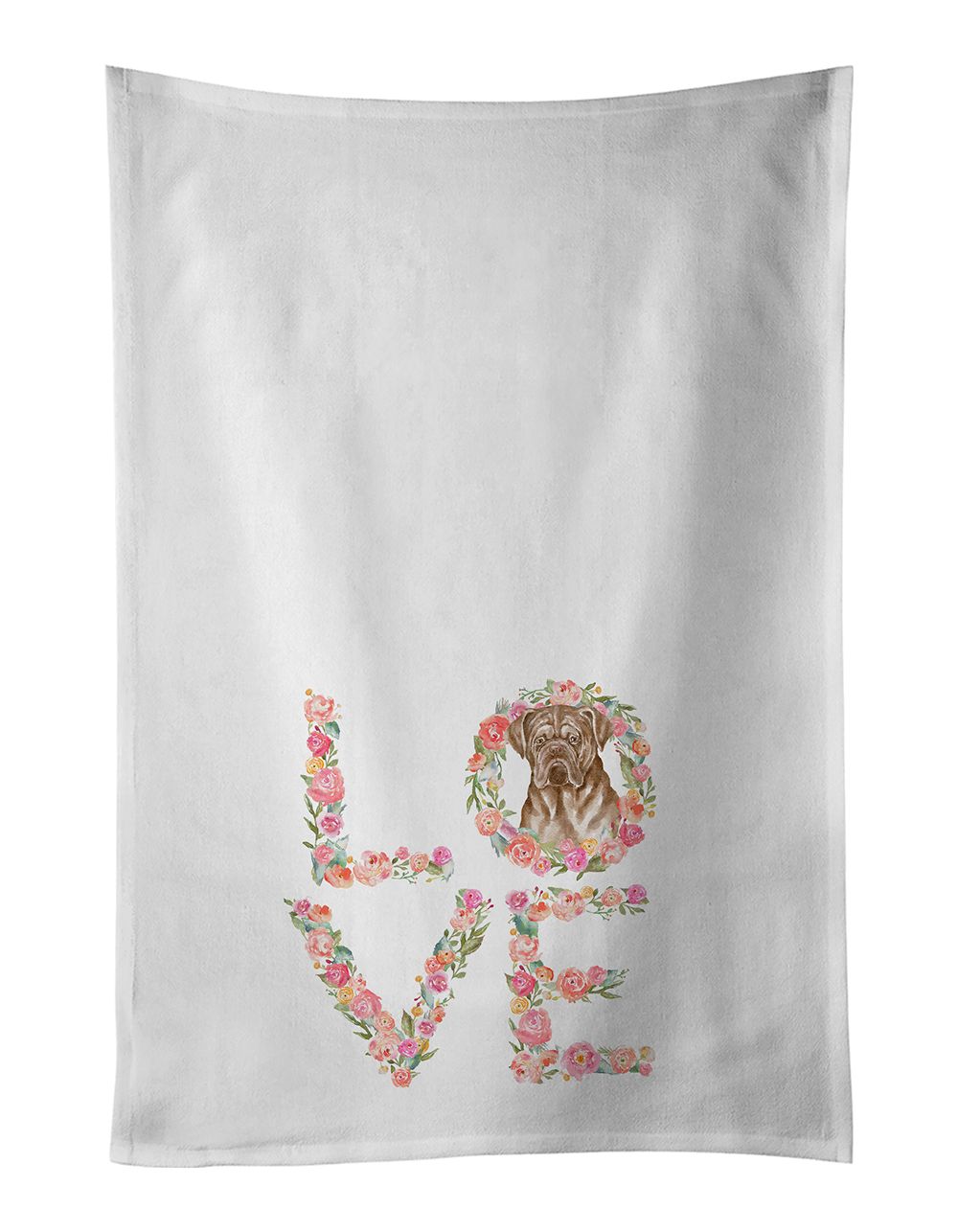 French Mastiff LOVE Kitchen Towel Set