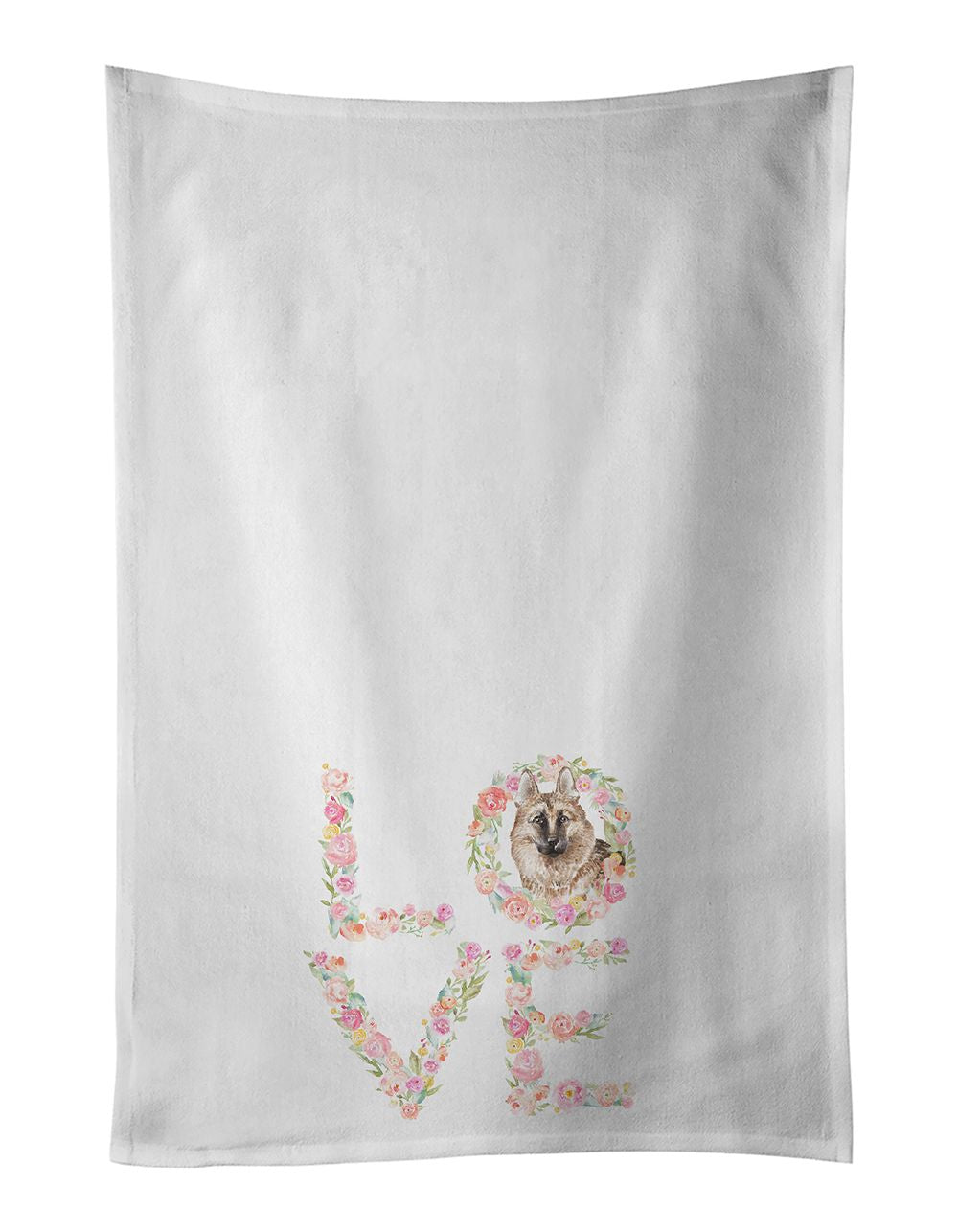 German Shepherd Kitchen Towel Set – 100% Cotton, Artistic Design