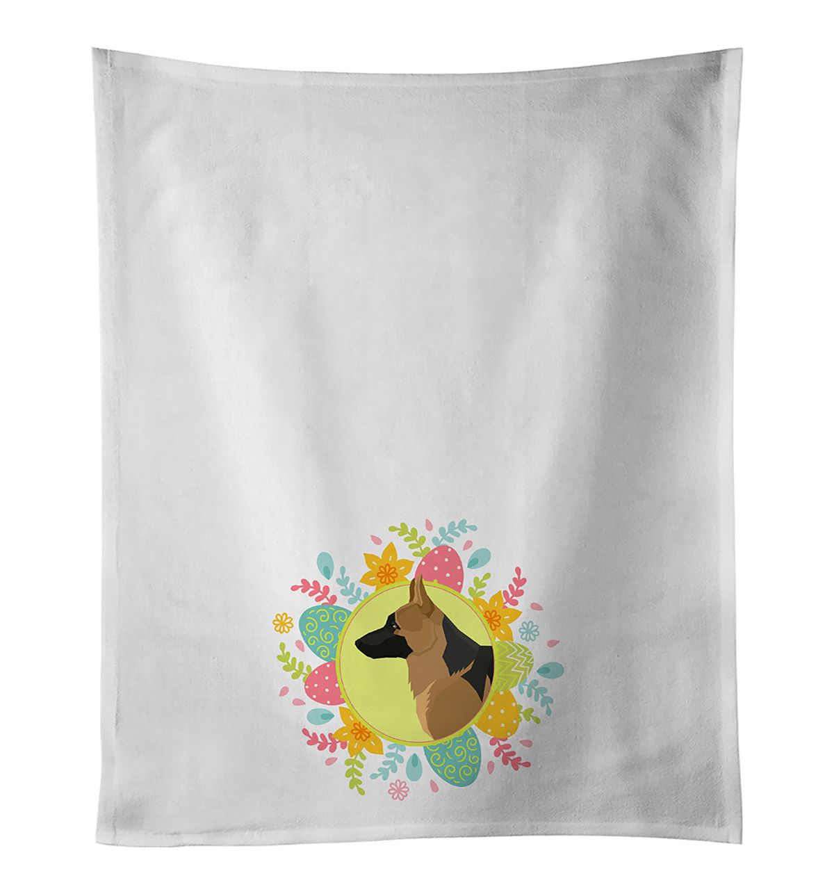 German Shepherd Easter Kitchen Towel Set