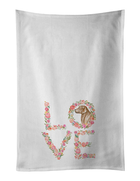 Golden Retriever LOVE Kitchen Towel Set