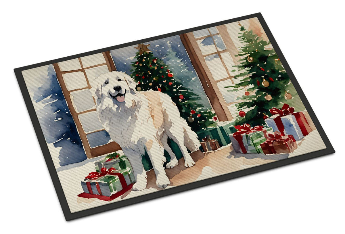 Great Pyrenees Cozy Christmas Artwork Doormat